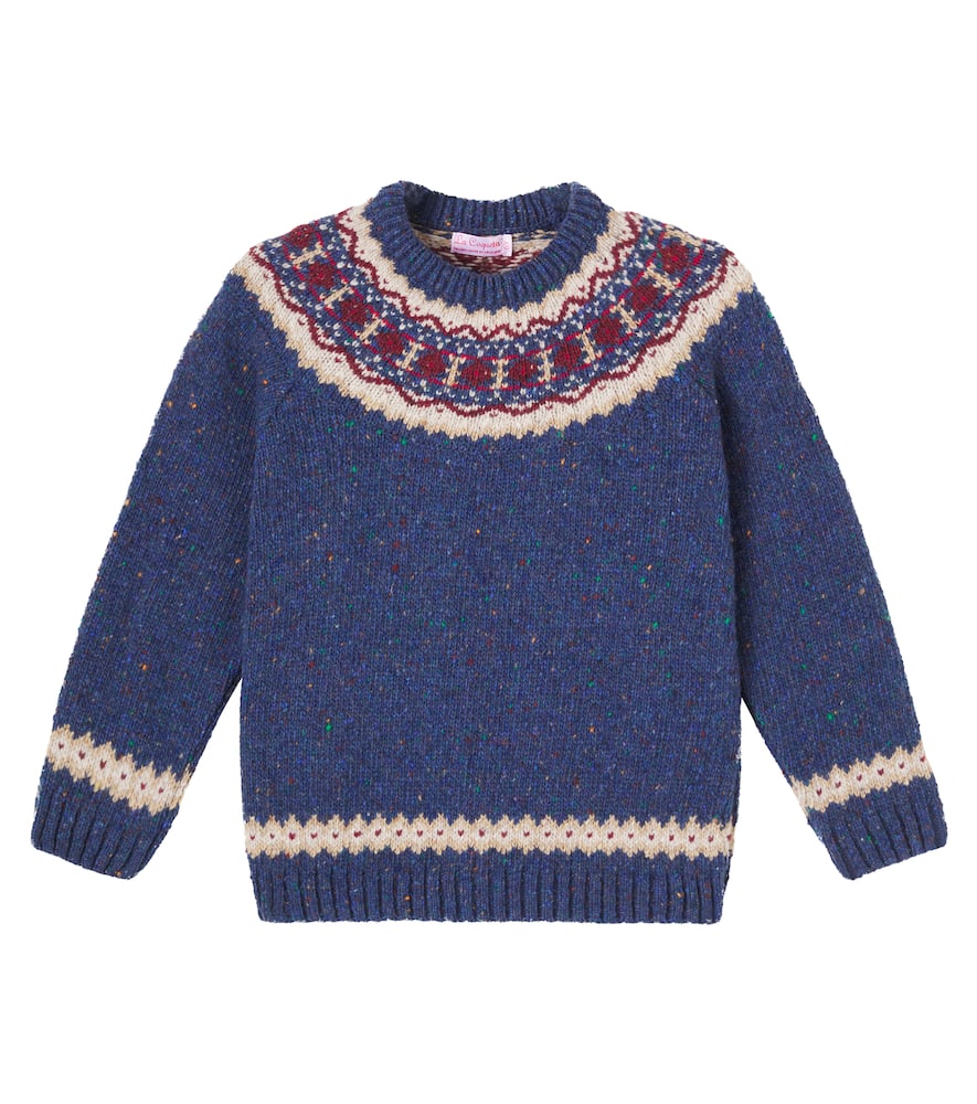 Fair Isle wool-blend sweater