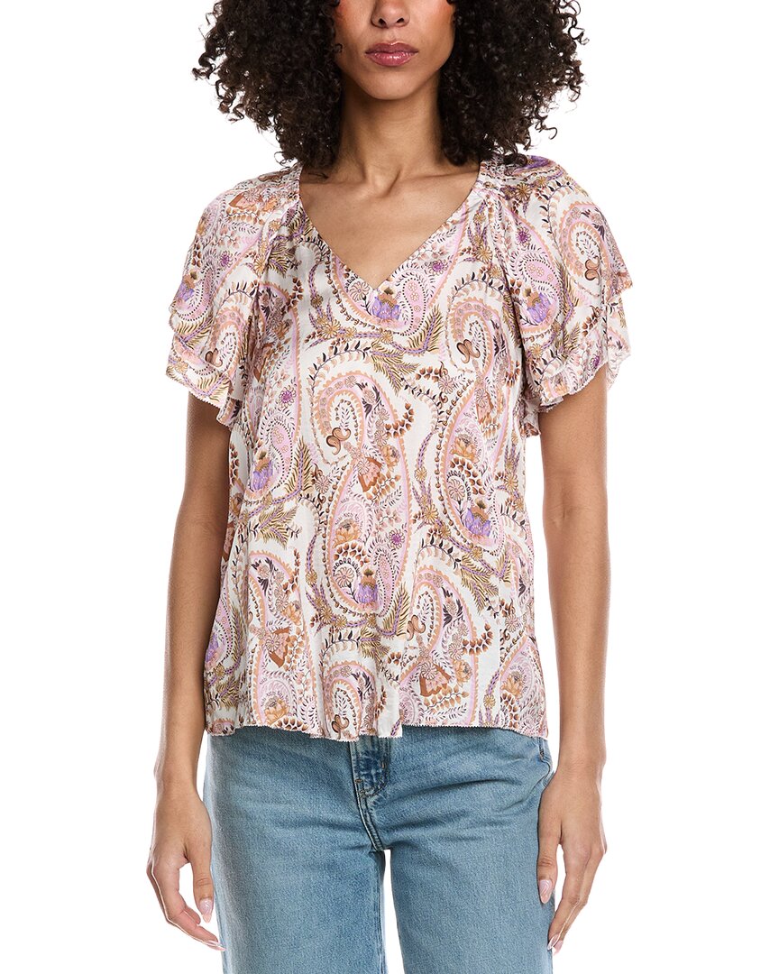 Melany Short Sleeve Knit Top