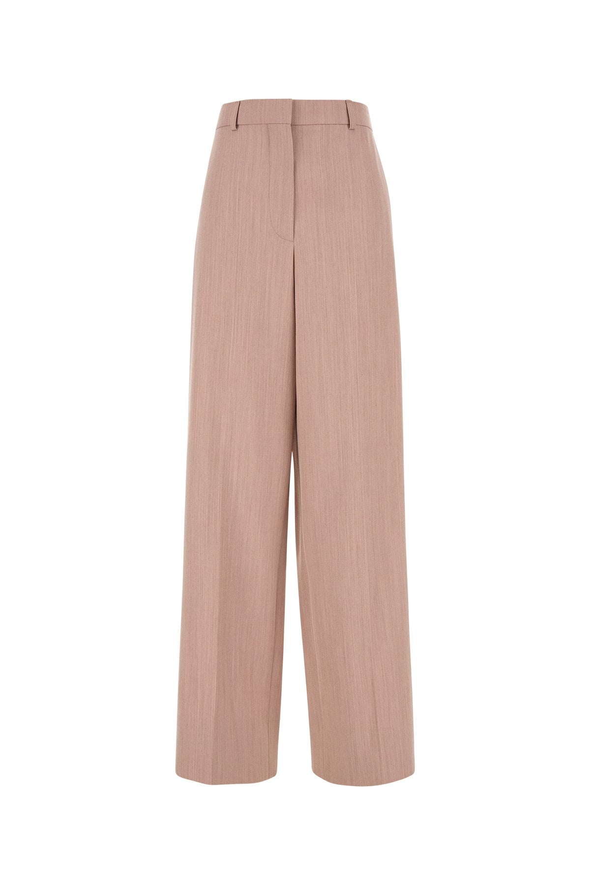 Wool Trousers — Pink