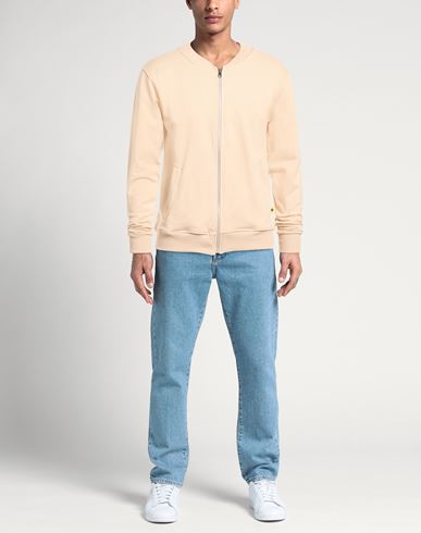 Man Sweatshirt Beige Size M Cotton