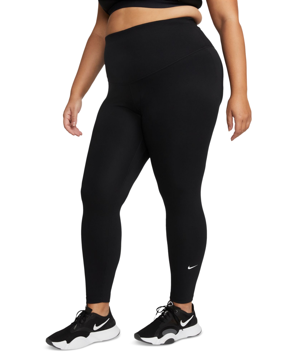 Plus Size One High-Rise Leggings - Black