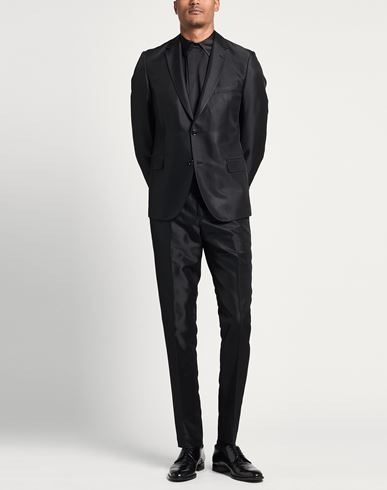 Man Suit Black Size 40 Virgin Wool, Polyamide, Elastane