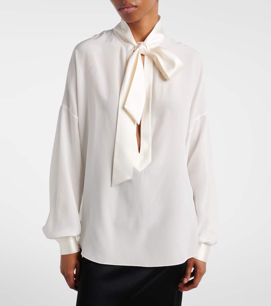 Silk crêpe de chine blouse
