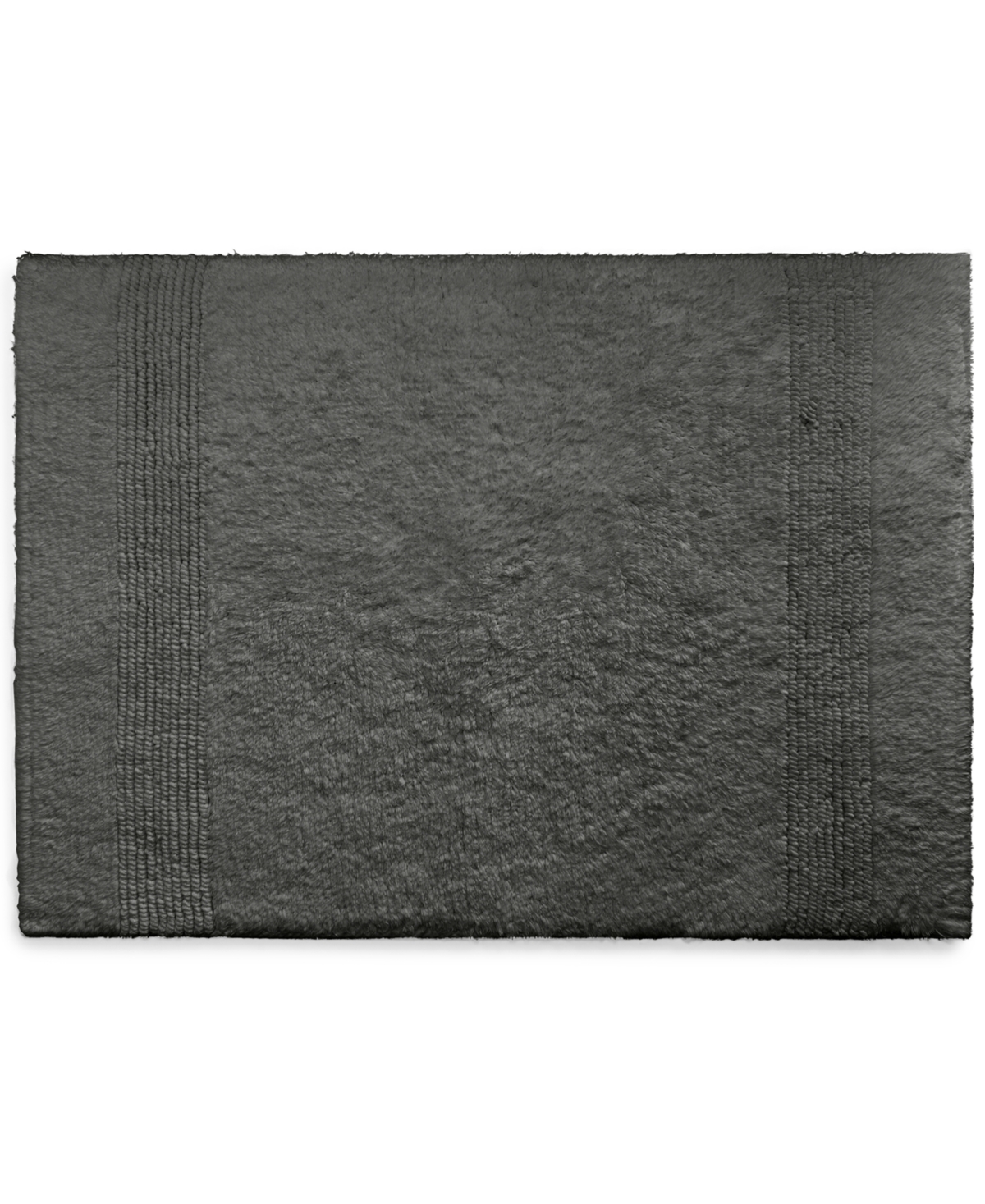 "Sanders Cotton Bath Rug, 21"" x 34"" - Charcoal"