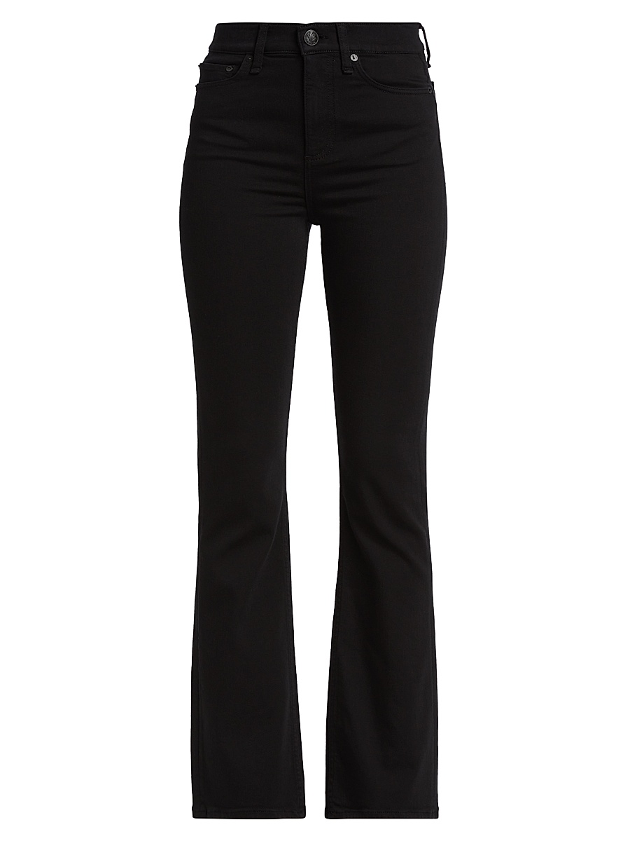 Women's Flexi Peyton High-Rise Boot-Cut Jeans - Black