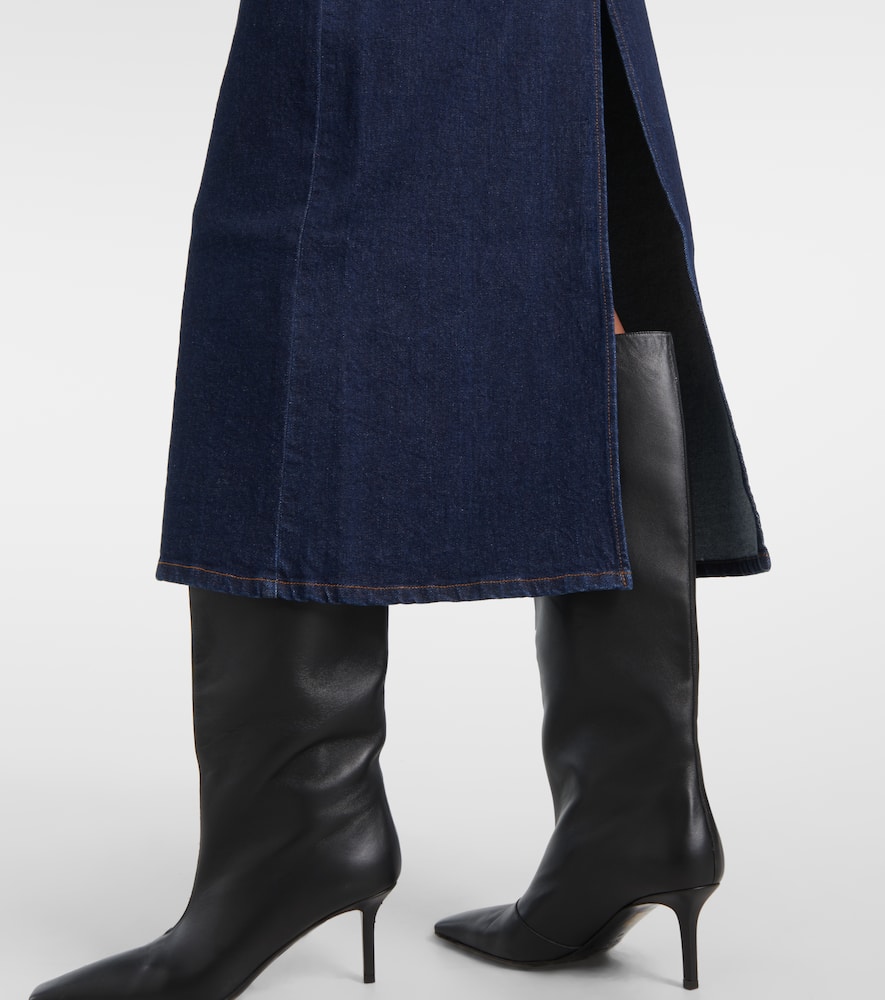 Proenza Schouler Calder denim midi skirt