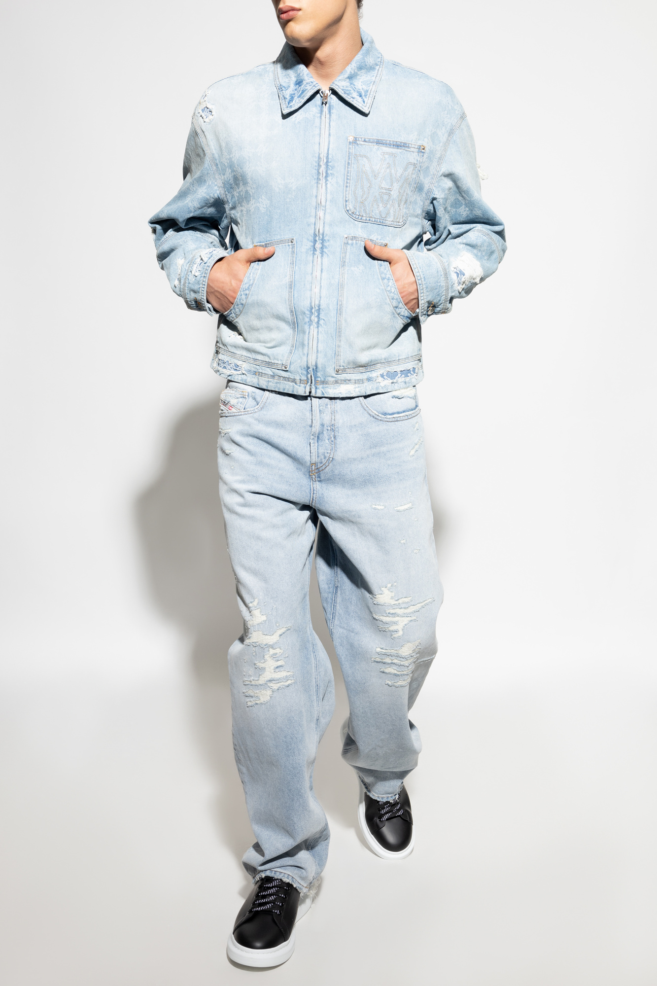 Denim Jacket, Men's, Light Blue
