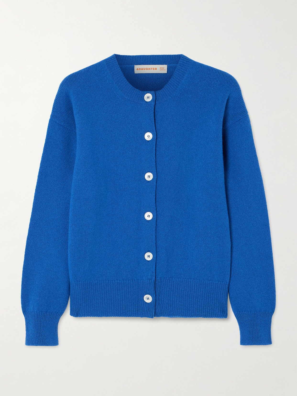 &Wool Cardigan - Blue