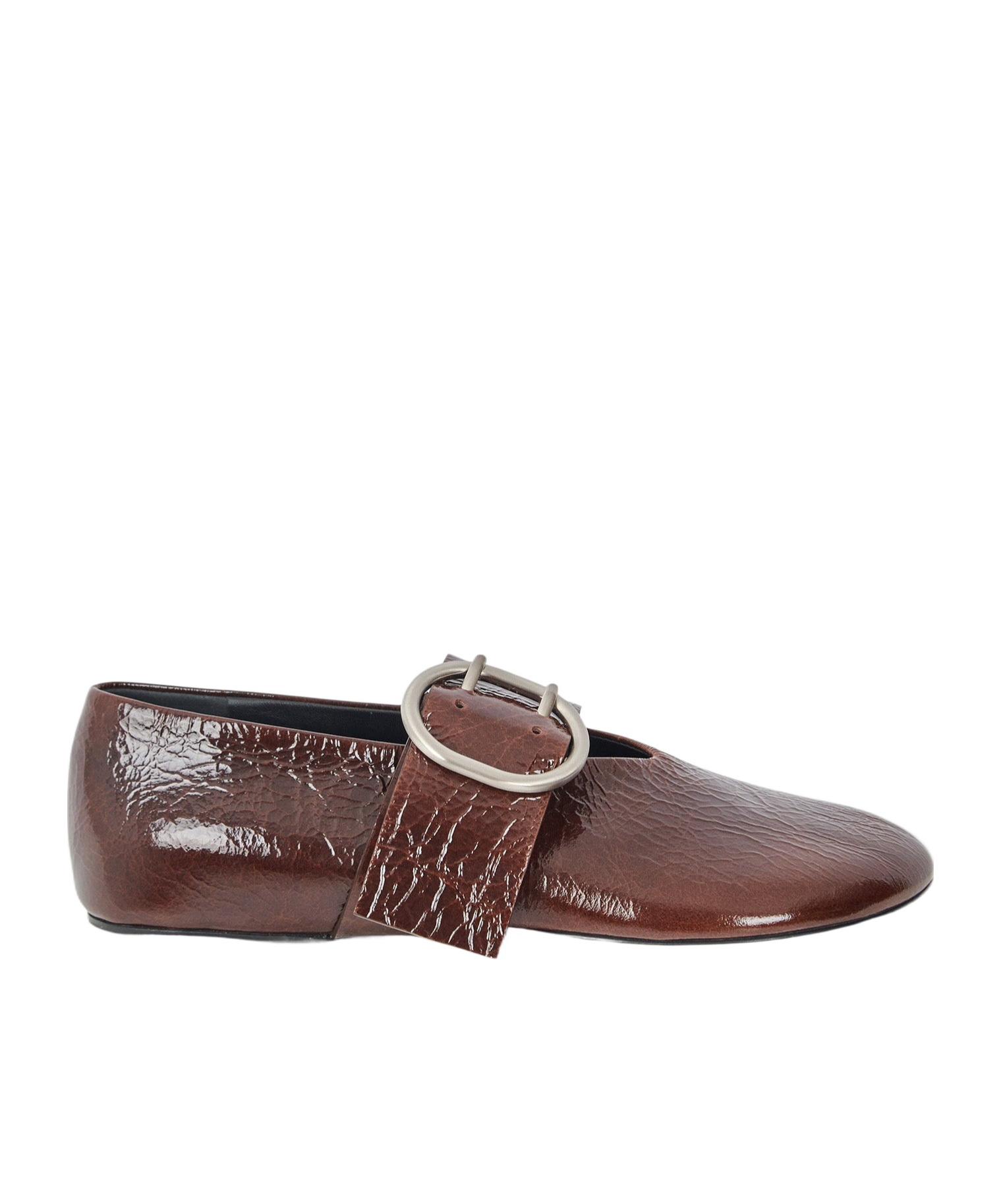 Cannolo buckle ballet flats