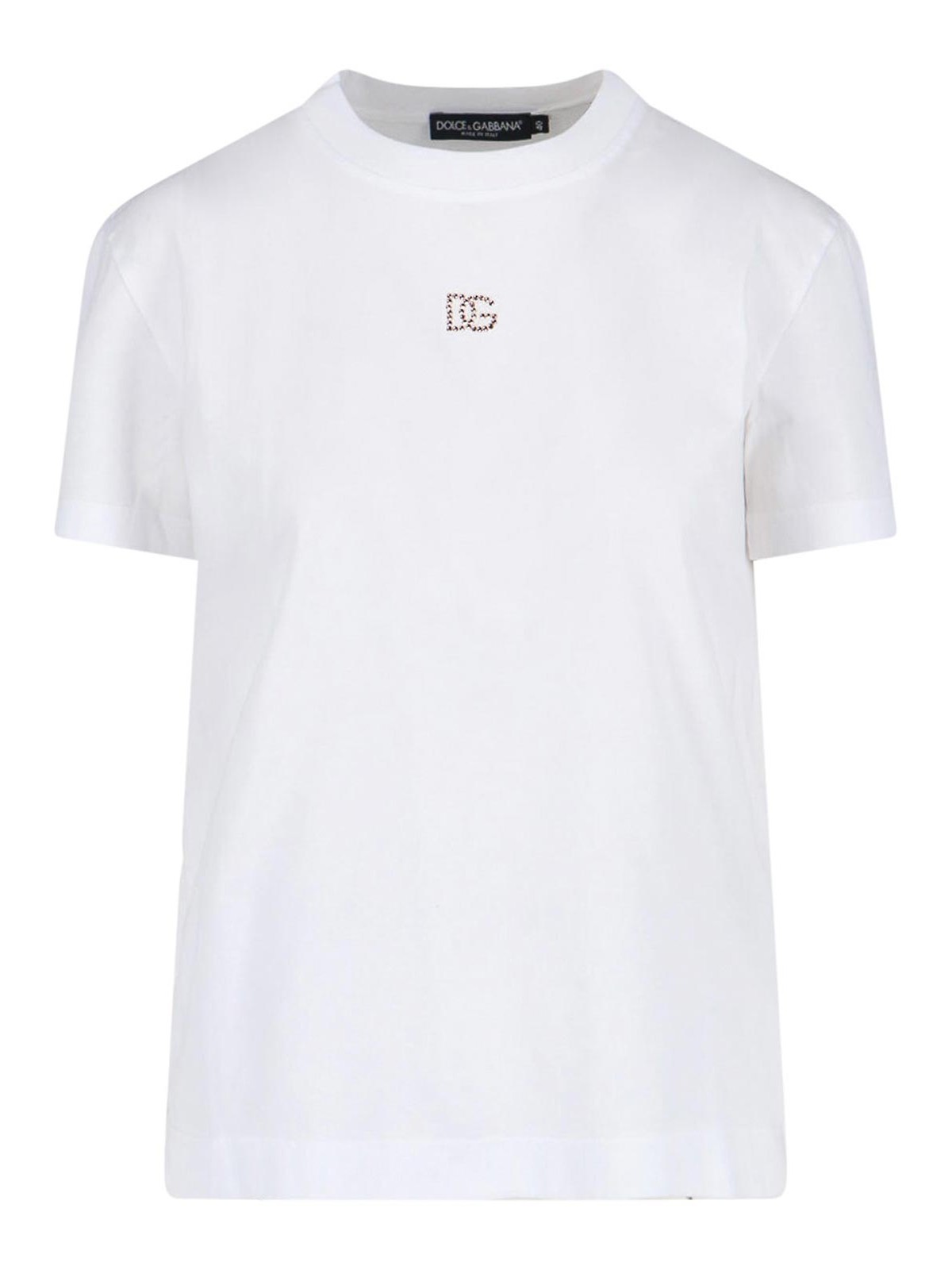 Dolce&Gabbana - crew neck top short sleeves design
