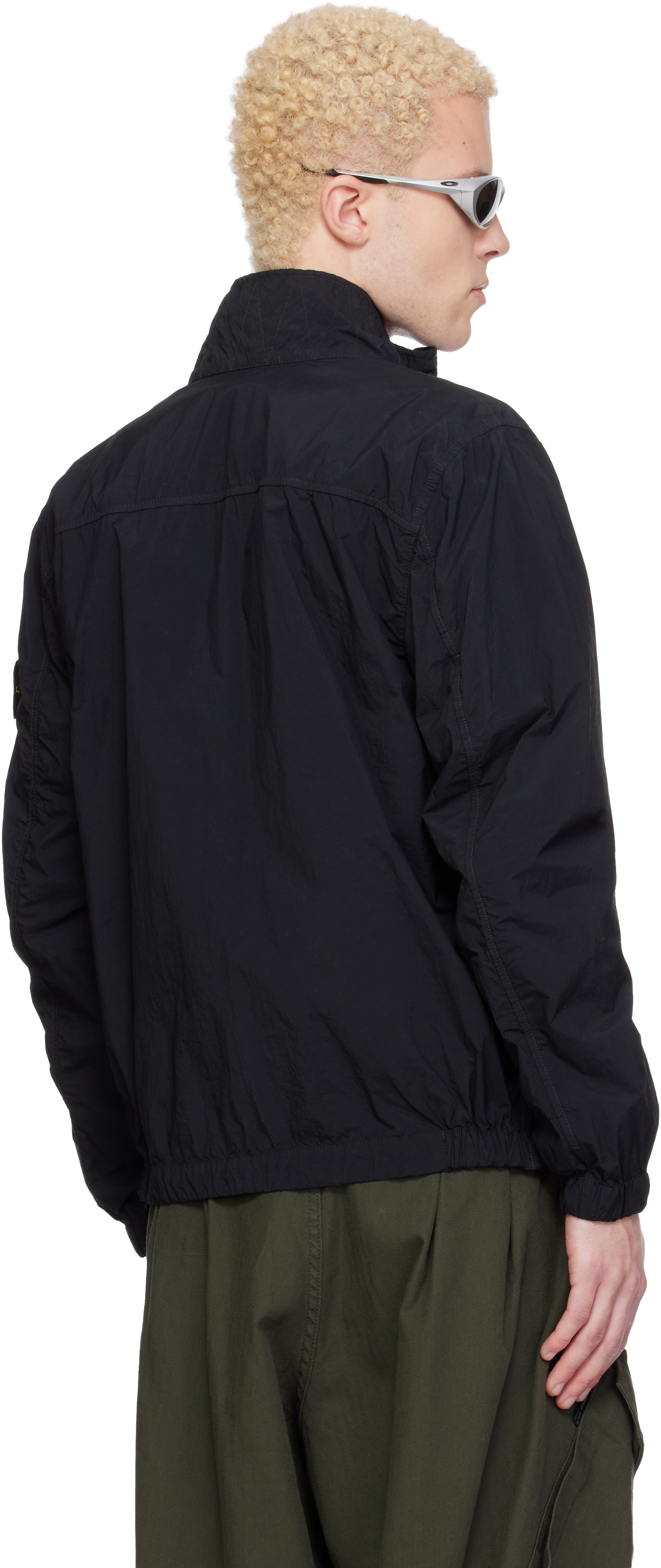 Black 4100056 Nylon Smerigliato-TC Jacket