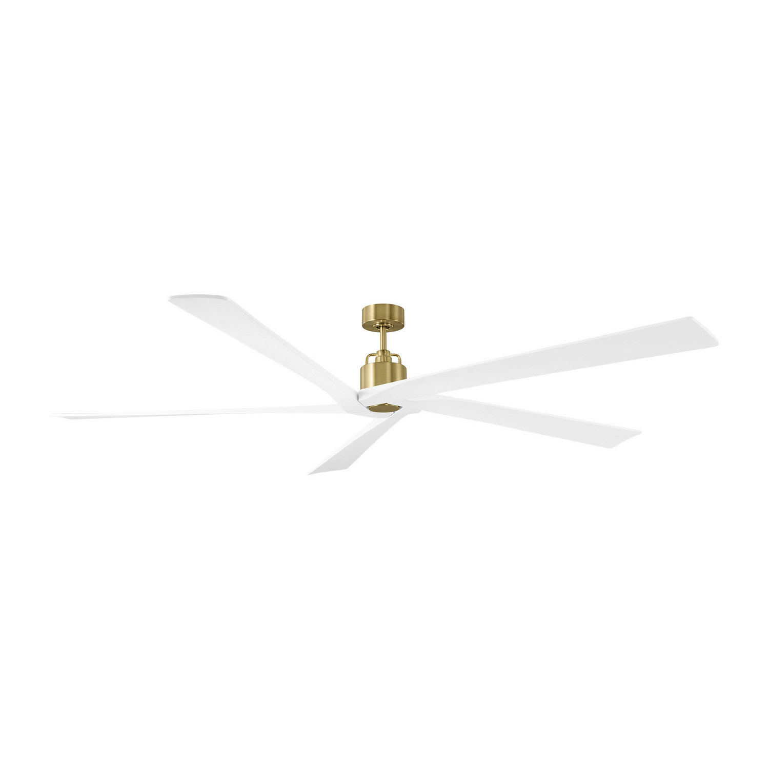 Burnished Brass 84" Ceiling Fan from the Aspen 84 Collection