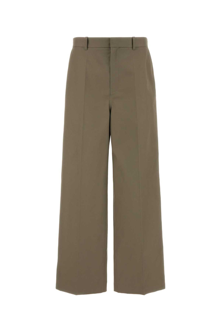 Balenciaga - twill chino pants belt loops front pleat