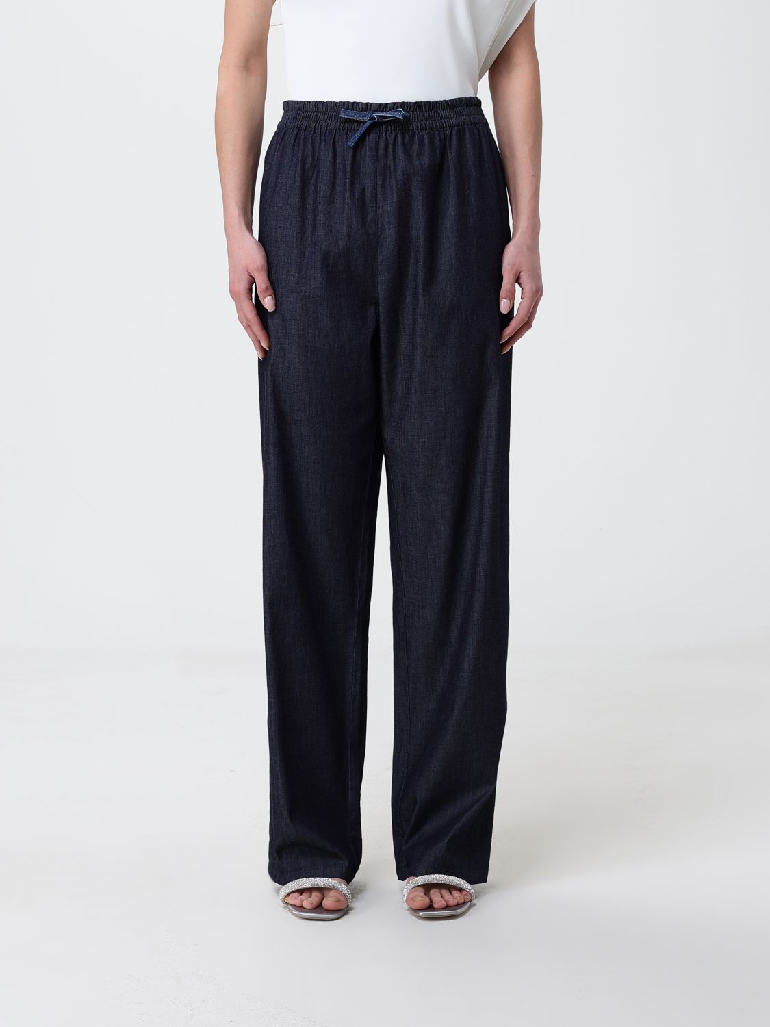 Pants Woman color Blue