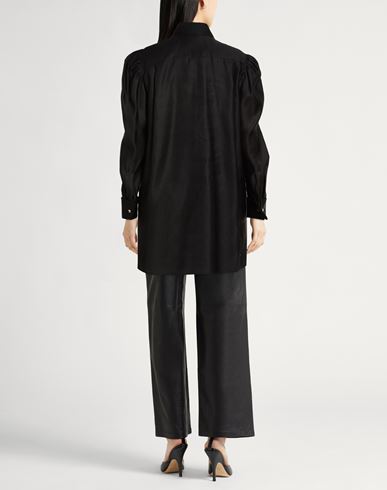 Woman Shirt Black Size 4 Cotton