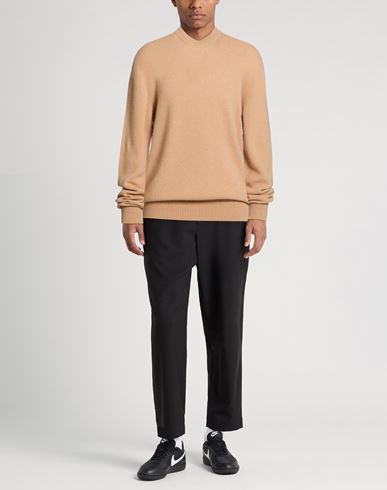 Man Sweater Camel Size 44 Merino Wool, Cashmere