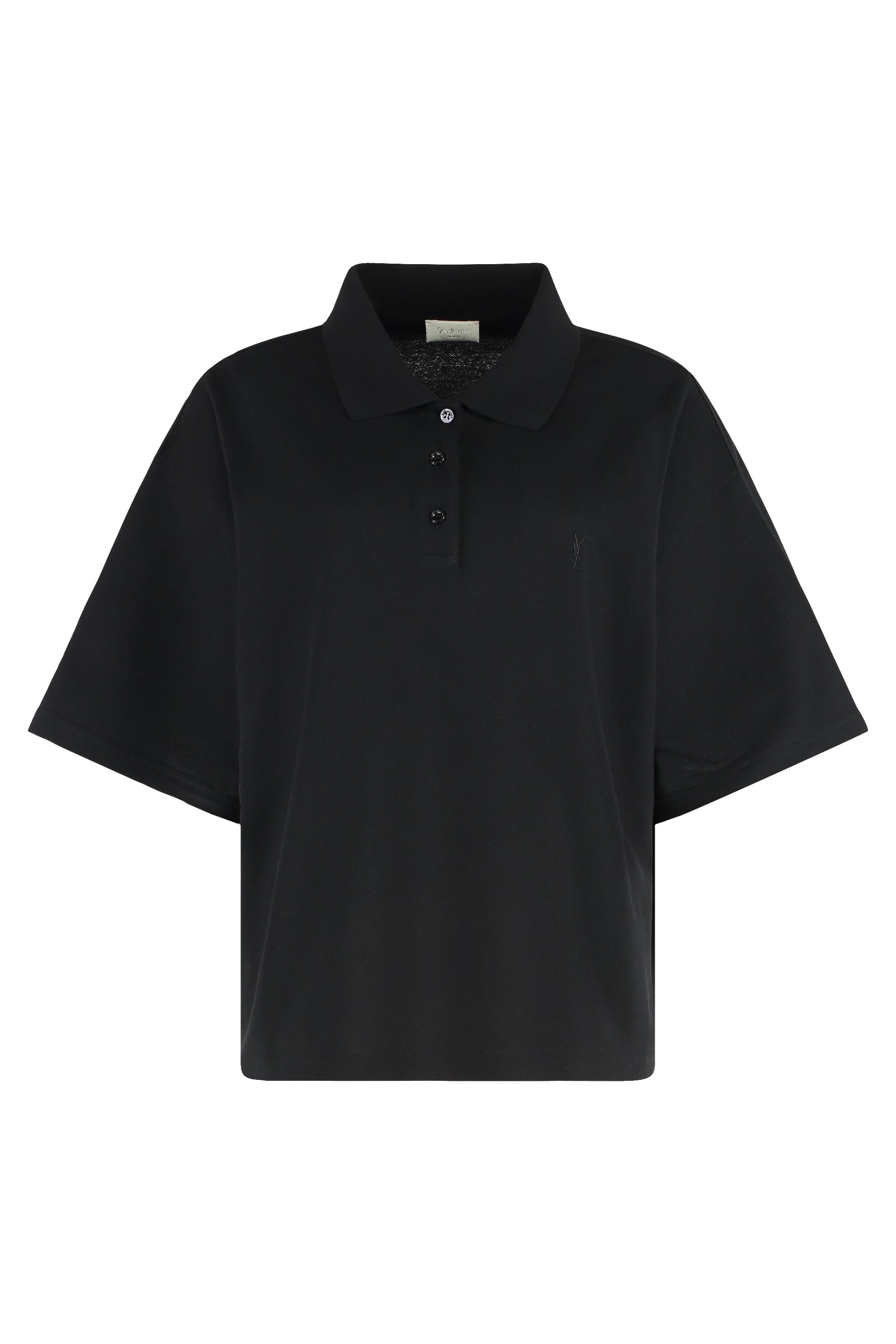 Women's Cotton-Piqué Blend Polo Shirt