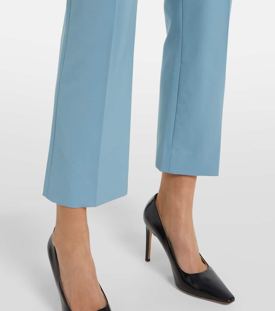 Arte cropped wool-blend slim pants