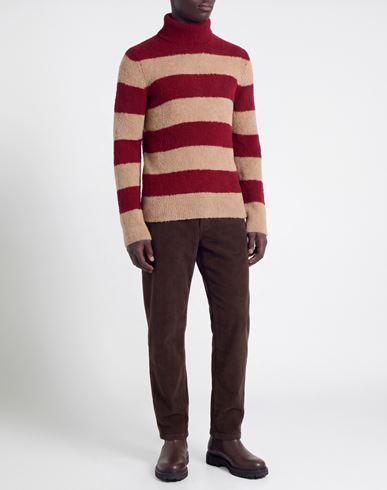 Man Turtleneck Red Size 38 Wool, Acrylic