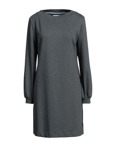 Niū Woman Mini dress Lead Size M Cotton, Polyester, Viscose, Elastane