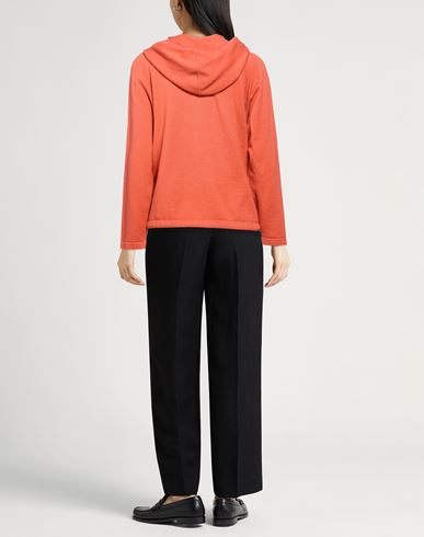 Woman Cardigan Orange Size 6 Virgin Wool, Cashmere