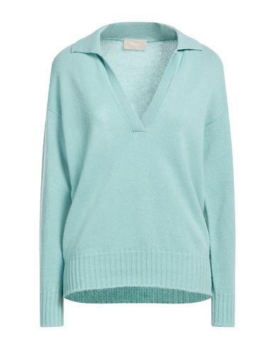 Woman Sweater Sky blue Size L Cashmere