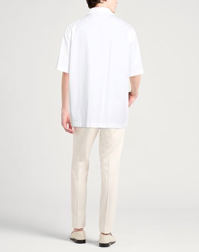 Man Shirt White Size 44 Cotton