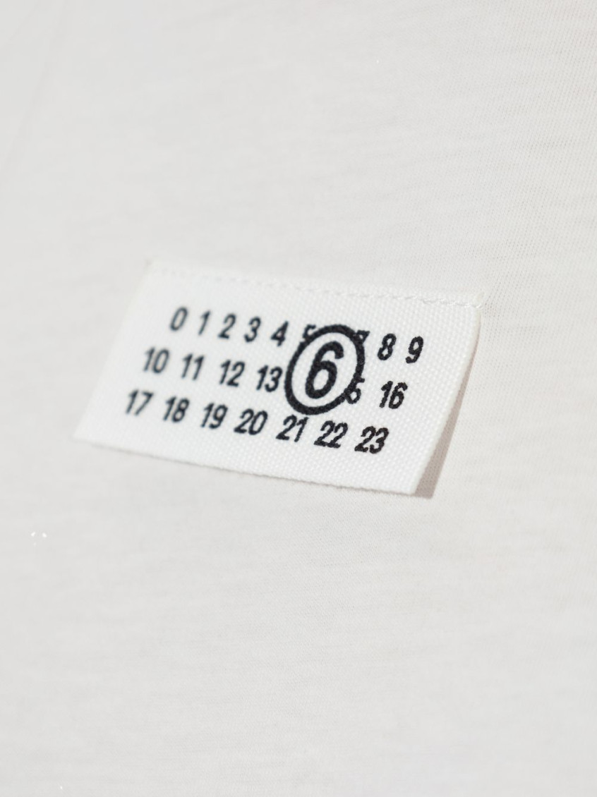 White Logo Crew Neck T-Shirt