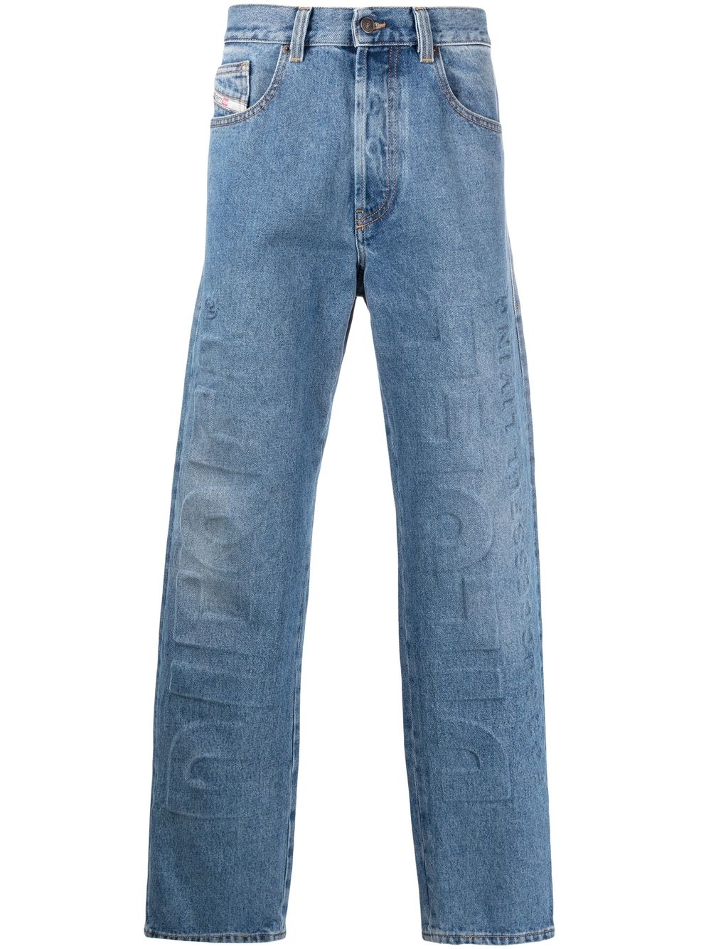 2010-FS4 straight-leg jeans - Blue