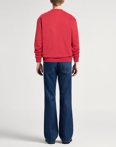 Man Sweatshirt Brick Size M Cotton, Elastane