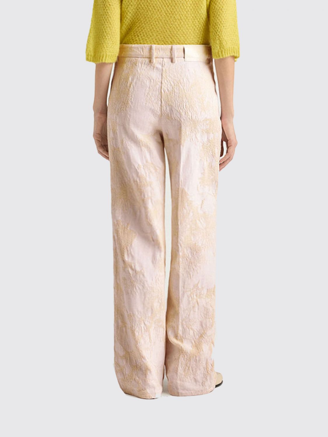 MOMONÌ Pants Woman color White