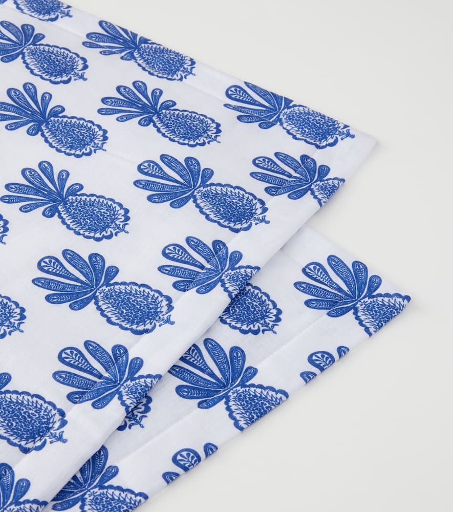 Pineapple Blu set of two tablemats