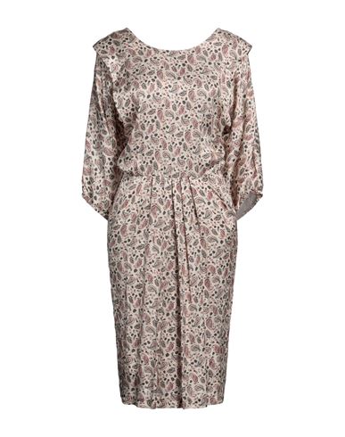 Woman Midi dress Beige Size XS Viscose