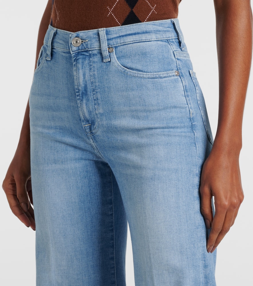 High-rise wide-leg jeans
