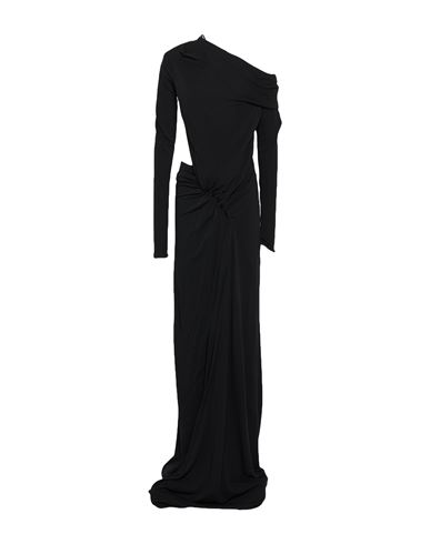 Woman Maxi dress Black Size 10 Viscose