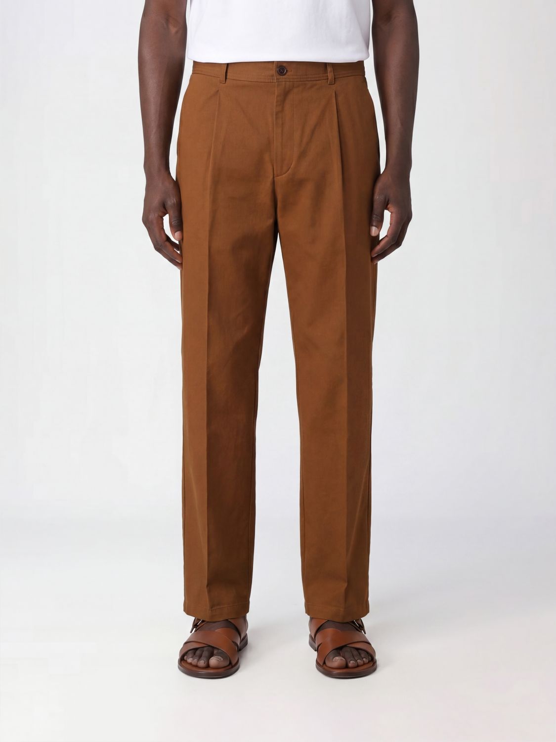 Pants Men color Brown
