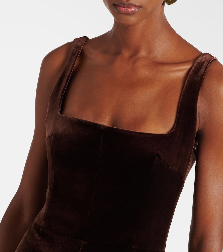 Vesper velvet jumpsuit