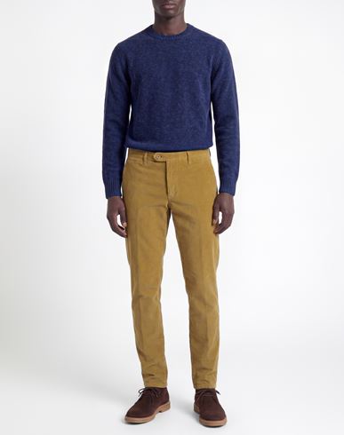 Man Pants Camel Size 32 Cotton, Elastane