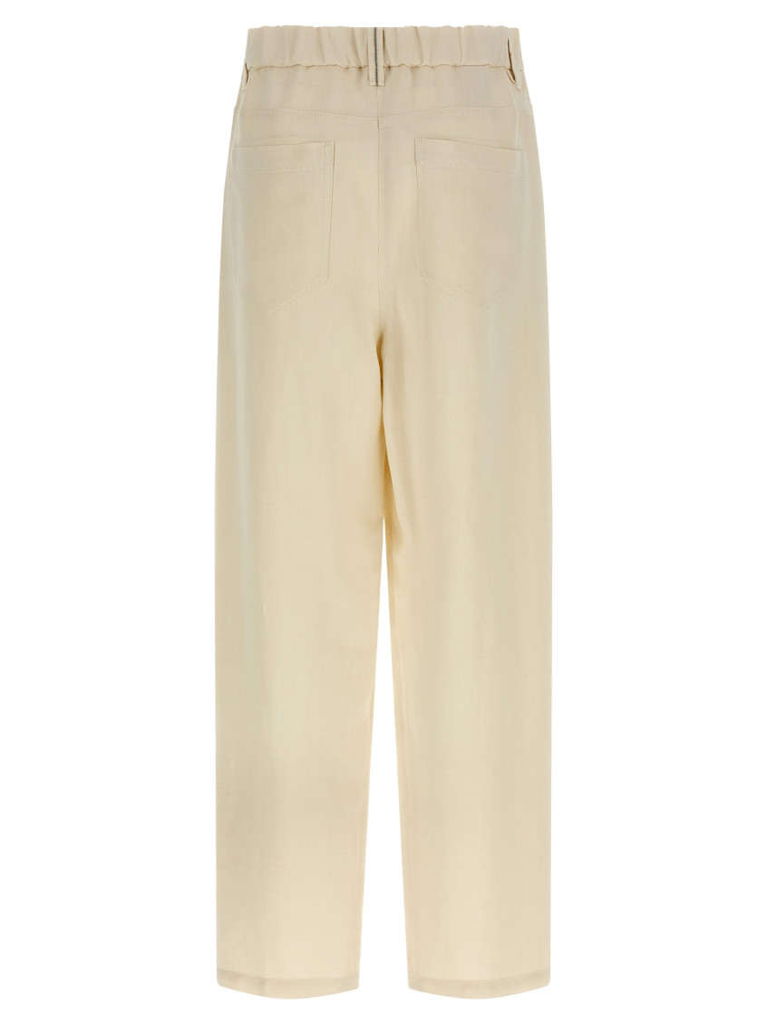 Linen Trousers Pants White