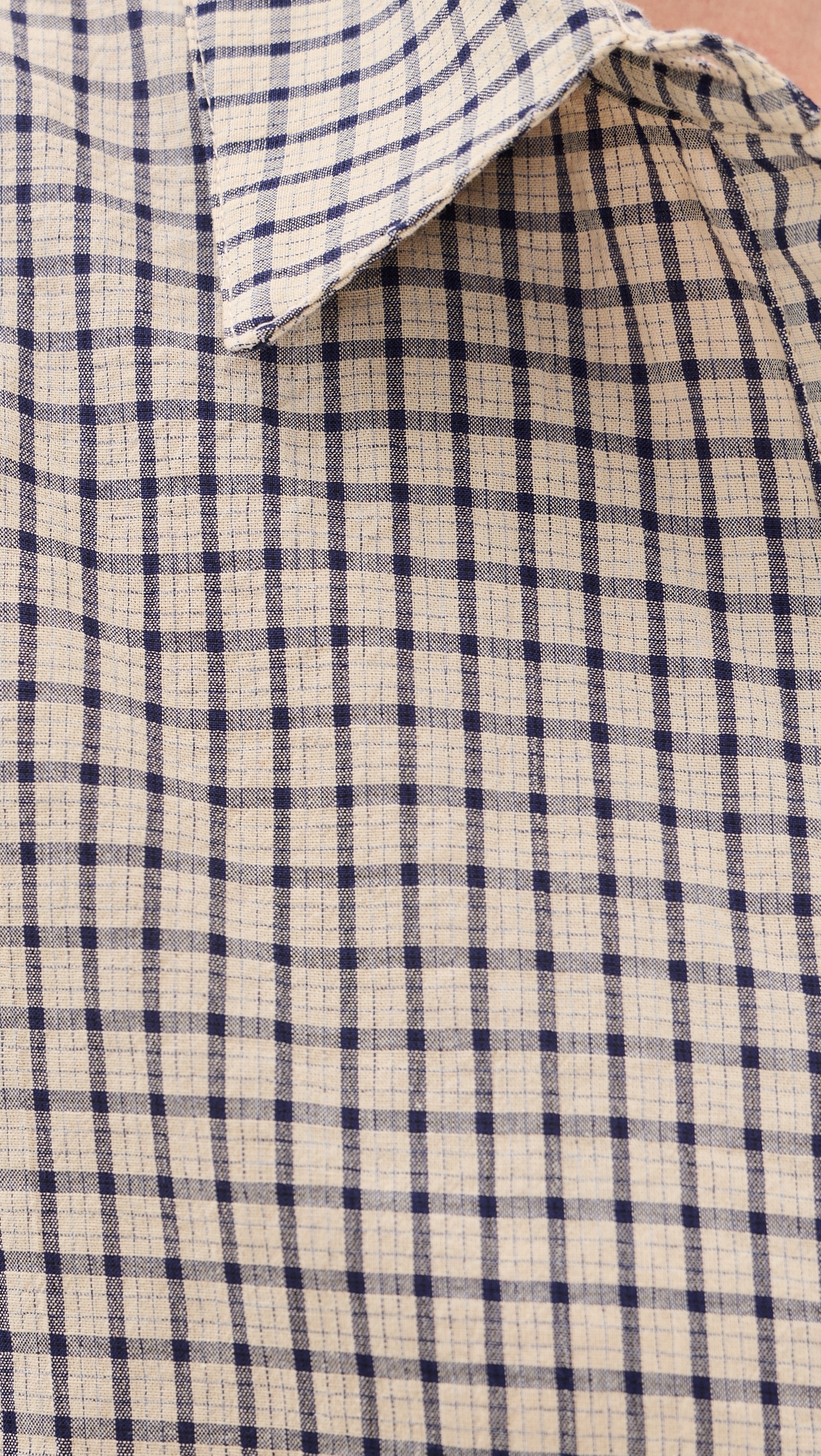 Nirvana Shirt Vintage Beige Plaid