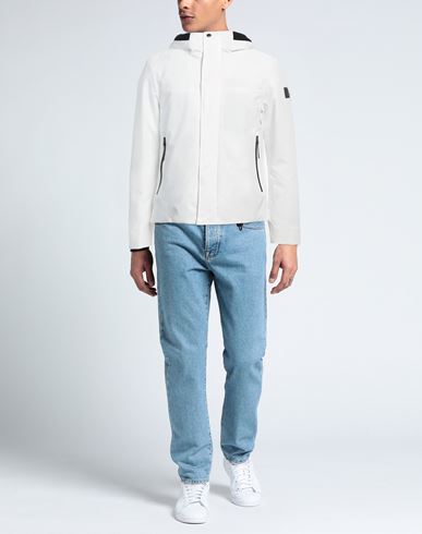 Man Jacket White Size L Polyester