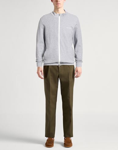 Man Sweatshirt Grey Size 42 Cotton, Polyamide