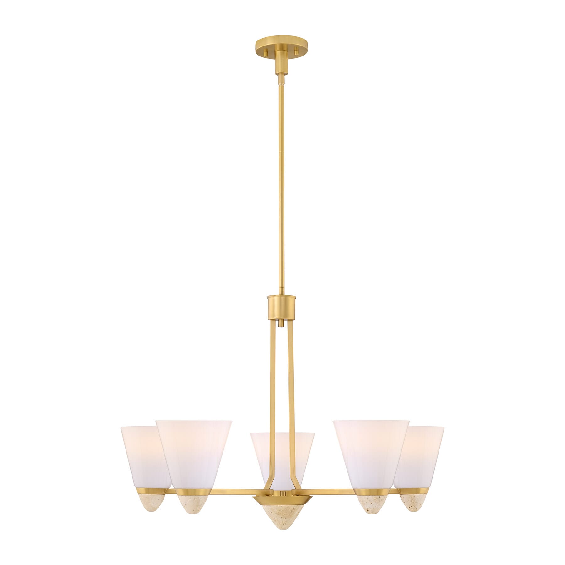 Kohlman 5-Light Chandelier in Warm Bra