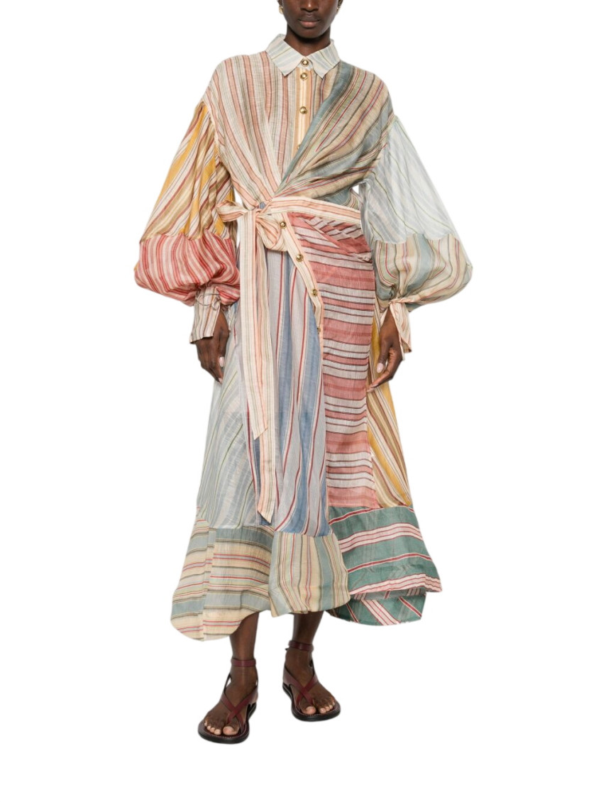 Rebellion Linen And Silk Dress