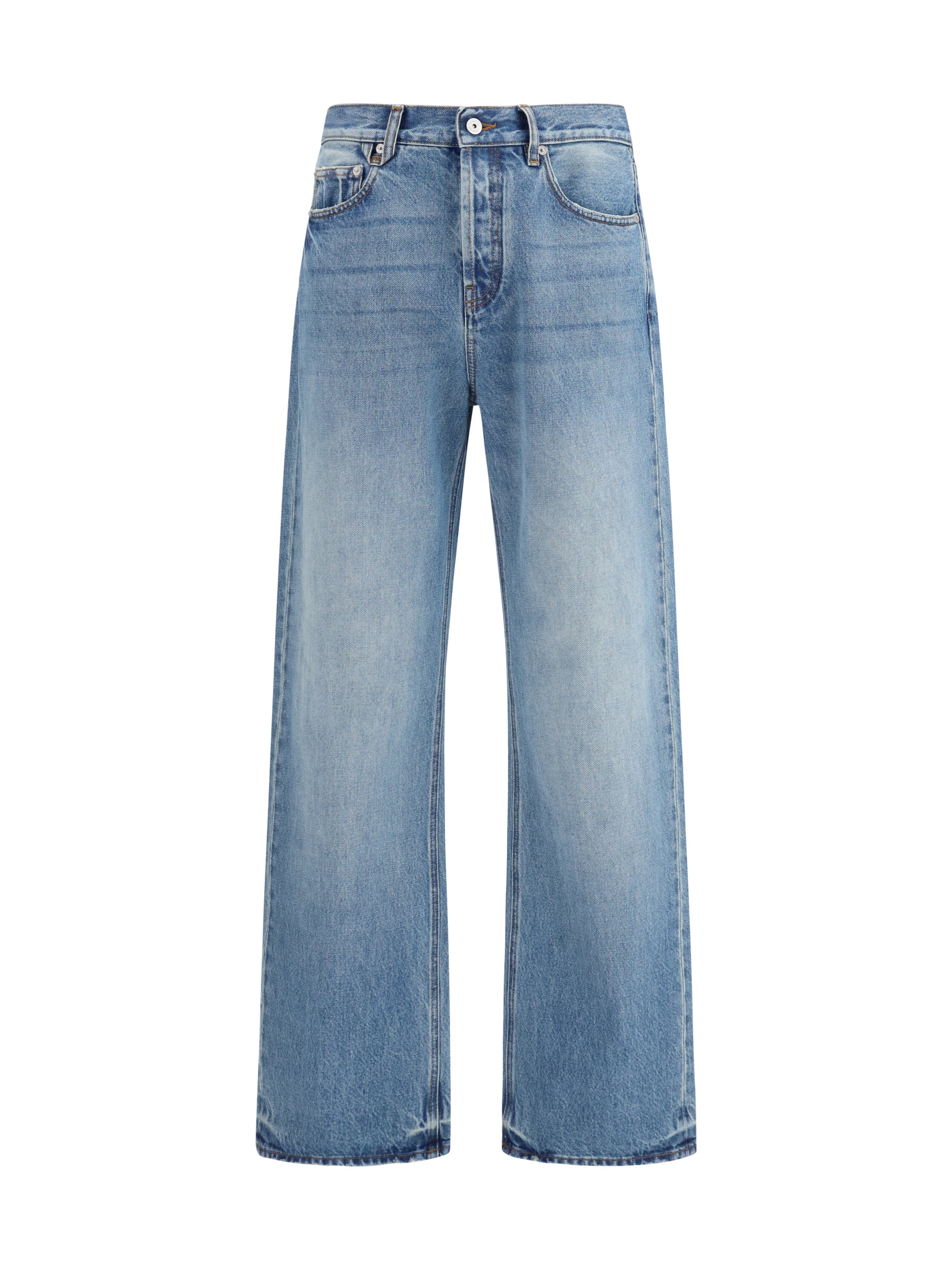Wide-Leg Jeans — Blue