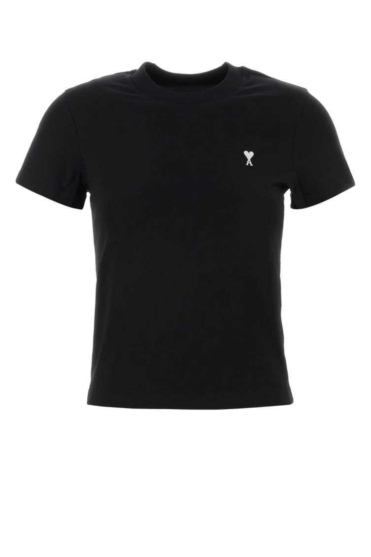 T-Shirts And Polos Noir/Blanc Creme