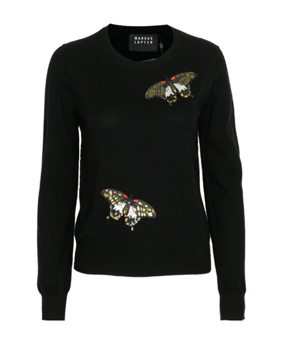 Logo knitted pullover