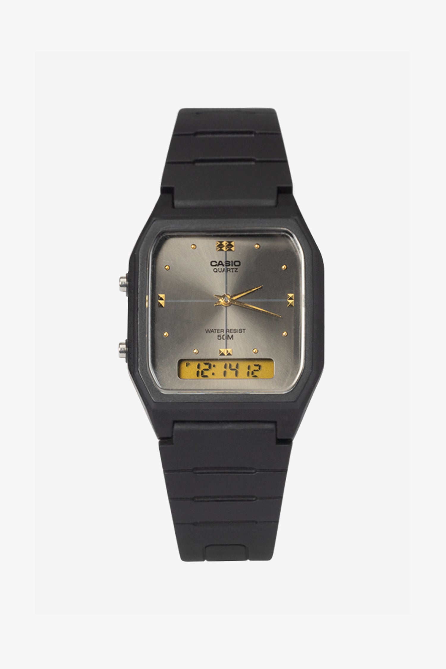 WCHA48HE - Men's Casio Ana-Digi Dual Time Watch - Graphite / O