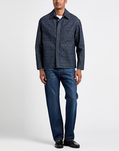 Man Jacket Navy Size 40 Cotton