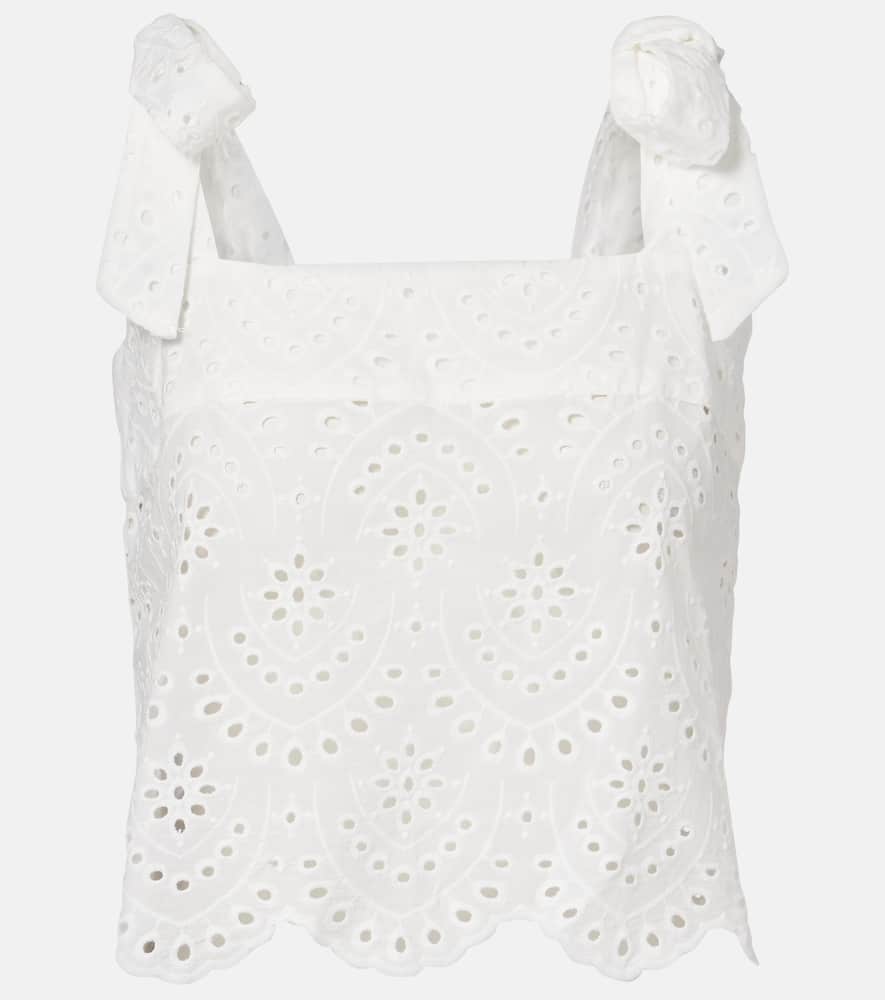 Noa broderie anglaise cotton top